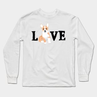 Pembroke Welsh Corgi Puppy LOVE Long Sleeve T-Shirt